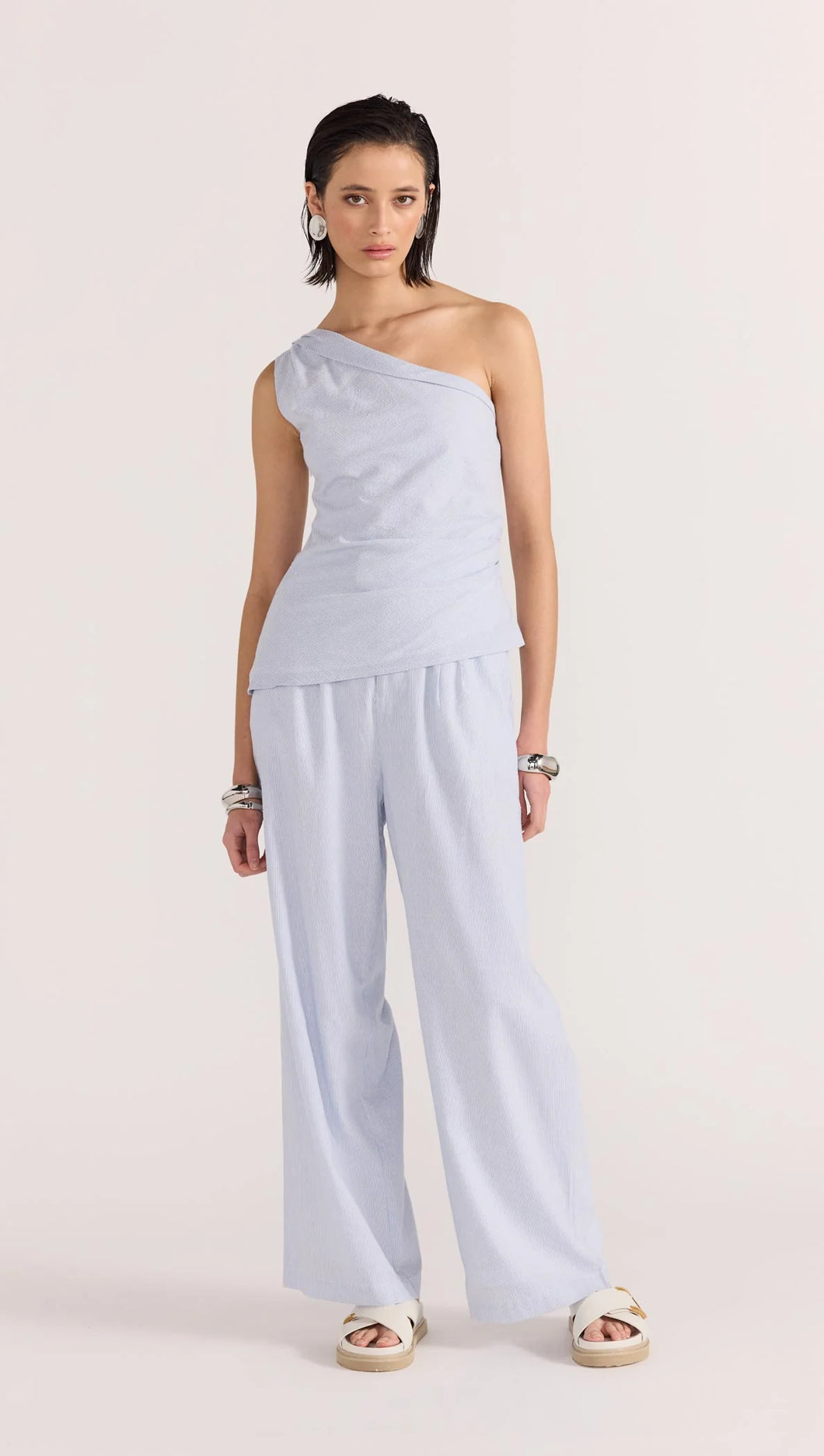 Danica one shoulder top- Staple the lable