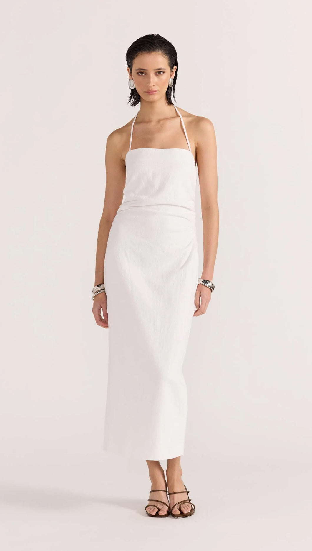 Athena Halter Midi dress - Staple the lable