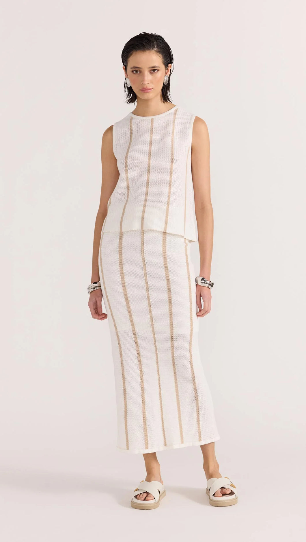 Allegra Knit Midi skirt - Staple the lable
