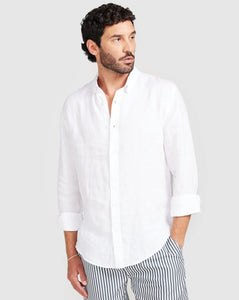 Vacay - Linen Shirt, Whire