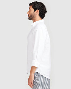 Vacay - Linen Shirt, Whire