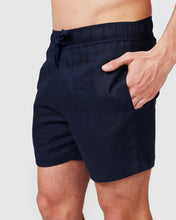 Load image into Gallery viewer, Vacay Swimwear - Linen Shorts, Navy