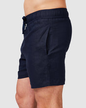 Load image into Gallery viewer, Vacay Swimwear - Linen Shorts, Navy