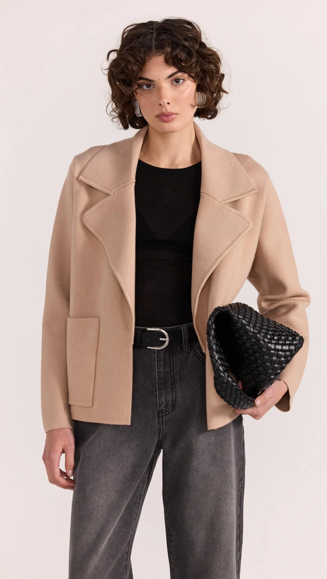 Aiden Crop Coatigan - Staple the Label