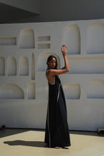 Load image into Gallery viewer, Azalea Linen Dress Black - Lilly Pilly