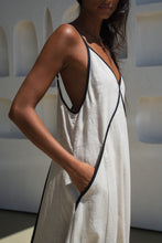 Load image into Gallery viewer, Azalea Linen Dress Oatmeal - Lilly Pilly