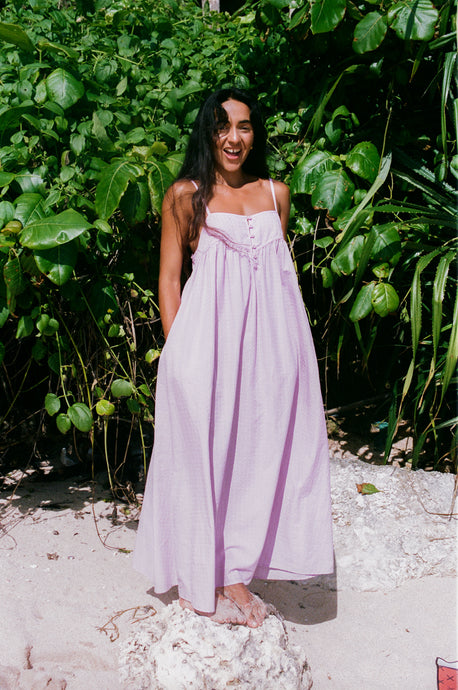 Beatrice Cotton dress Orchid -Lilly Pilly