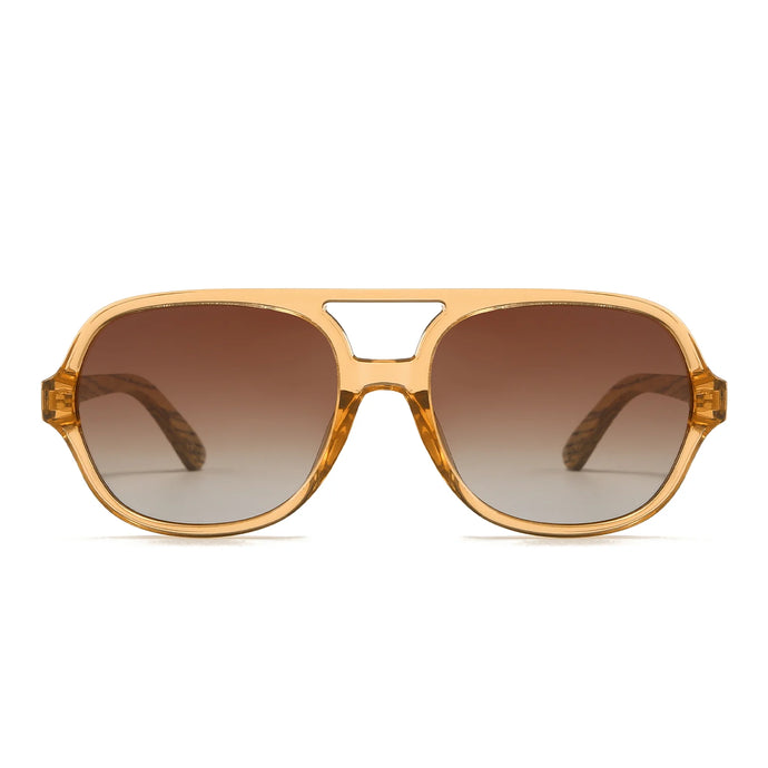 Billy Clear Brown Sunglasses - SOEK