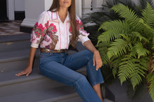 Load image into Gallery viewer, Aleksi Linen Blouse soft pink