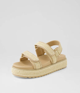 Bridgett Sandals, Natural Woven