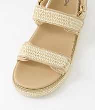 Load image into Gallery viewer, Bridgett Sandals, Natural Woven