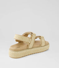 Load image into Gallery viewer, Bridgett Sandals, Natural Woven