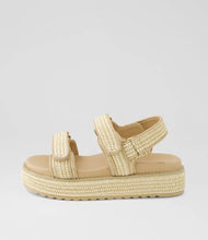 Load image into Gallery viewer, Bridgett Sandals, Natural Woven