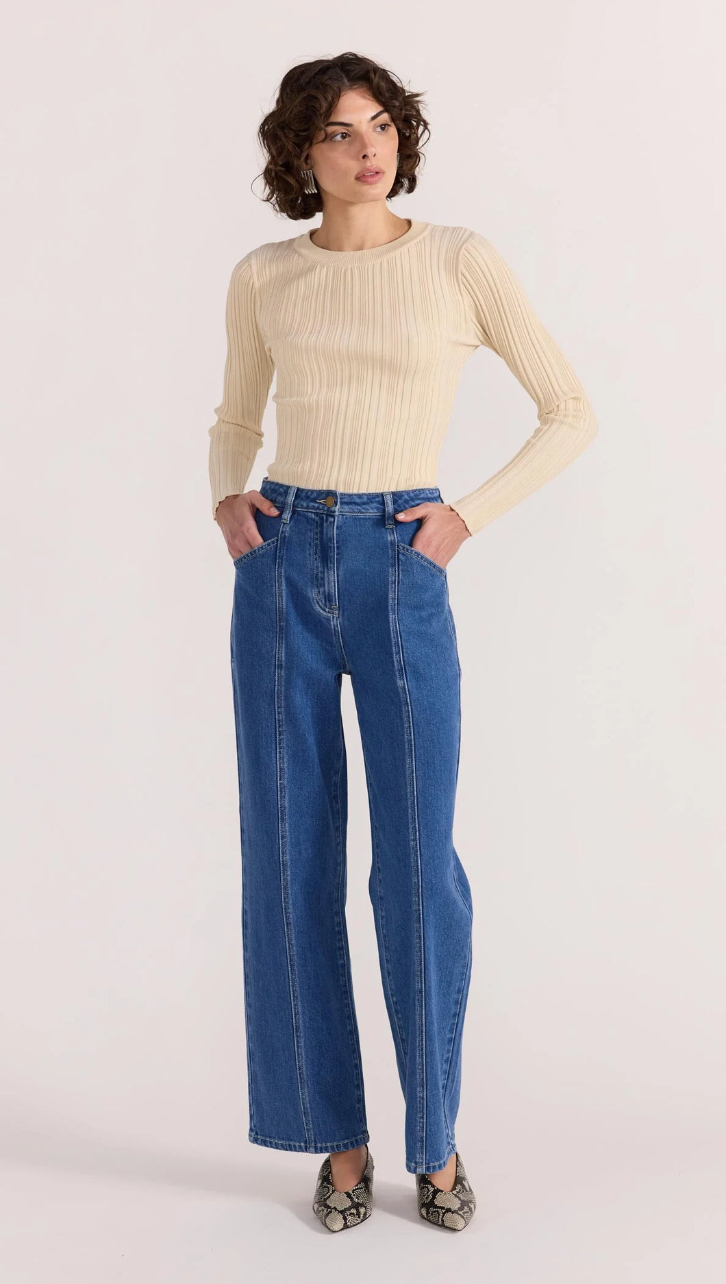 Brooks High Waisted Jeans - Staple the Label