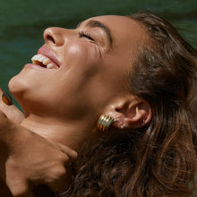 Load image into Gallery viewer, Chantal Gold Earrings, Arms of Eve