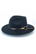 Load image into Gallery viewer, Cordoba Flexibraid Fedora, Black (TM691)