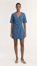 Load image into Gallery viewer, Ari Wrap Denim Dress