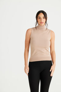 Brave & True - Skye Knit Top, Latte