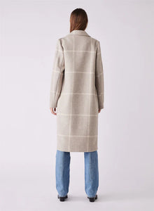 Esmaee - Blanca Coat, Beige Check