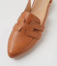Load image into Gallery viewer, Falti Flats, Dark Tan - Top End
