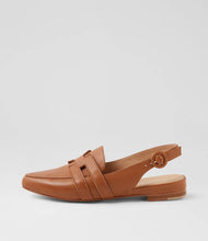 Load image into Gallery viewer, Falti Flats, Dark Tan - Top End