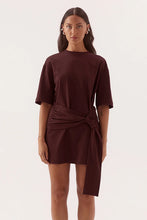 Load image into Gallery viewer, Delani Tee Dress, Fig