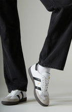 Load image into Gallery viewer, Goodsole 2001 Parallel Sneakers, White/Black Leather