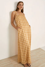Load image into Gallery viewer, Mon Renn - Lumen Maxi Dress, Golden Check