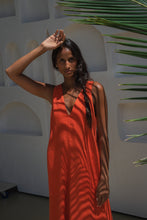 Load image into Gallery viewer, Iris Linen Dress Spritz - Lilly Pilly