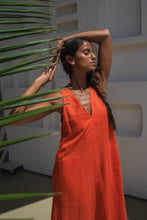 Load image into Gallery viewer, Iris Linen Dress Spritz - Lilly Pilly