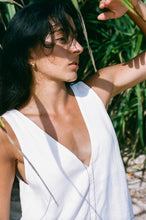 Load image into Gallery viewer, Isla Linen Dress ivory