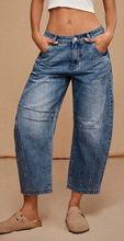 Load image into Gallery viewer, Lexi Barrel Jeans, Blue Wash