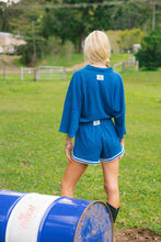 Load image into Gallery viewer, Jogger Ribbed Shorts, Cobalt