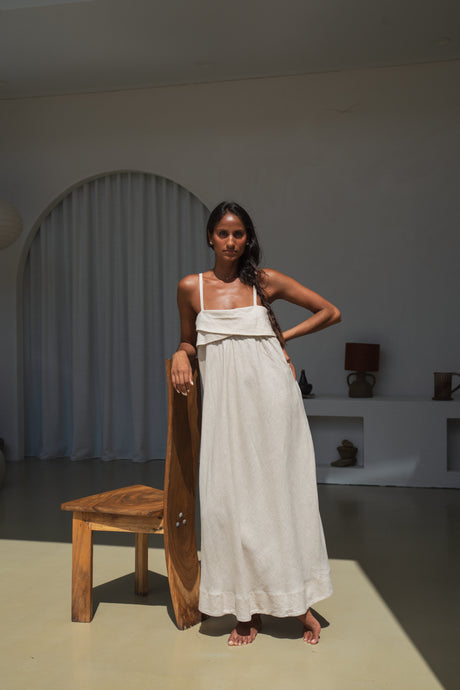 Kiko Linen Dress OatmeaL