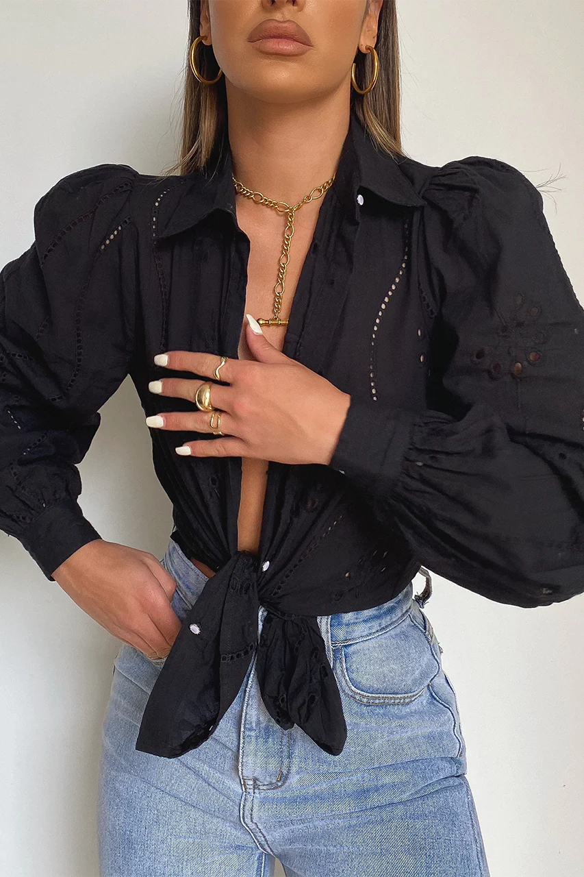 Knowles Blouse, Black