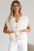 Load image into Gallery viewer, Reid Knit Vest, Cream