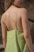 Load image into Gallery viewer, Lilly Pilly Collection - Coco Linen Dress, Lemongrass