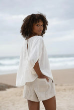 Load image into Gallery viewer, Tina Linen Top Ivory - Lilly Pilly