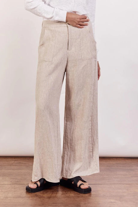 Little Lies - Jude Linen Pants, Natural