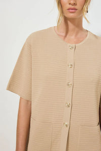 Memoir Knit Top, Stone
