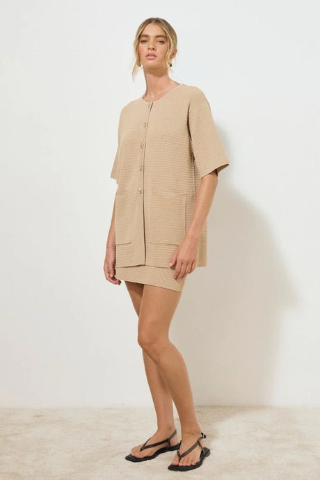 Memoir Knit Top, Stone