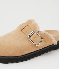 Load image into Gallery viewer, Merchah Slides, Camel Black - Mollini