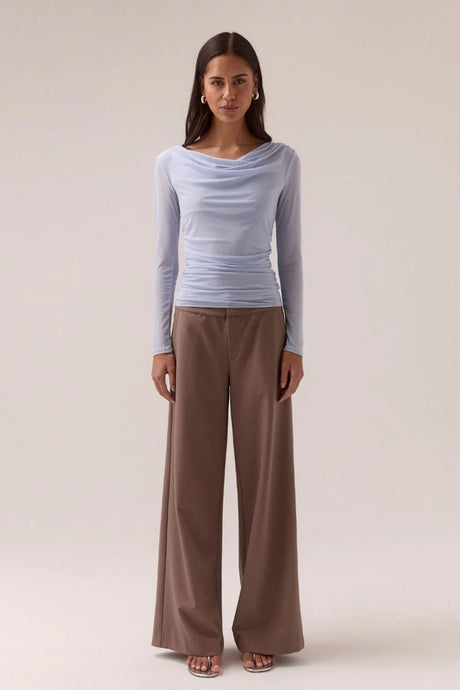 Myriad Cowl Long Sleeve, Cool Blue