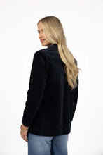 Load image into Gallery viewer, Va Va Velour Jacket Navy - Humidity