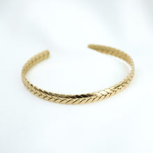 Load image into Gallery viewer, Narrow Braided Cuff, Gold