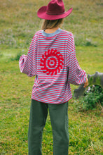 Load image into Gallery viewer, Nautical Long Sleeve Tee, Cherry
