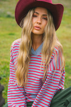 Load image into Gallery viewer, Nautical Long Sleeve Tee, Cherry