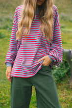 Load image into Gallery viewer, Nautical Long Sleeve Tee, Cherry