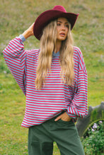 Load image into Gallery viewer, Nautical Long Sleeve Tee, Cherry