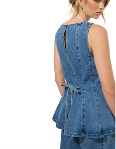 Nomada Top, Denim
